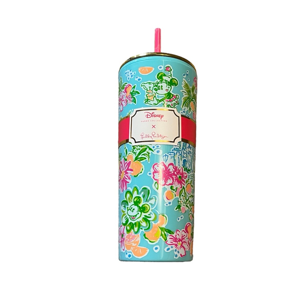 🆕 Lilly Pulitzer Lilly Loves Disney Tumbler Limited Edition